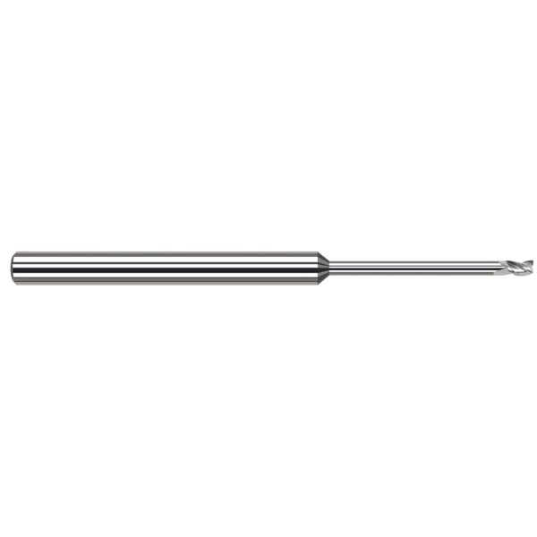 Miniature End Mill - 3 Flute - Square, 0.1250" (1/8)